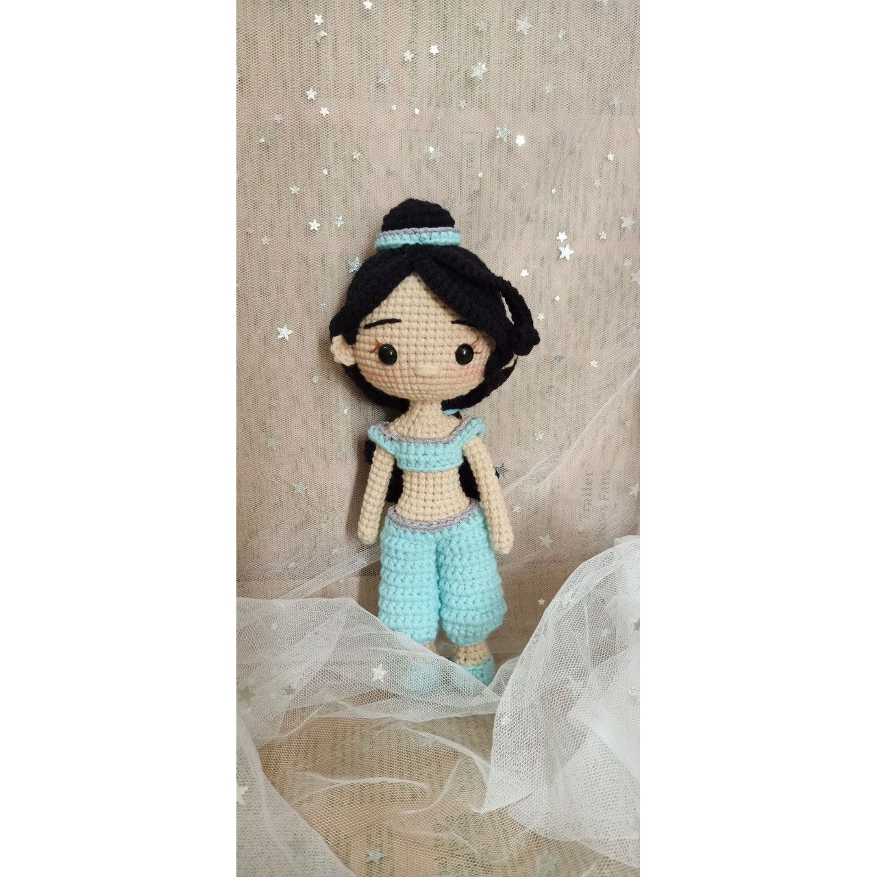 Princess crochet doll, Amigurumi Tinker Bell Doll, Alice crochet doll, Elsa Anna, Snow White dolls