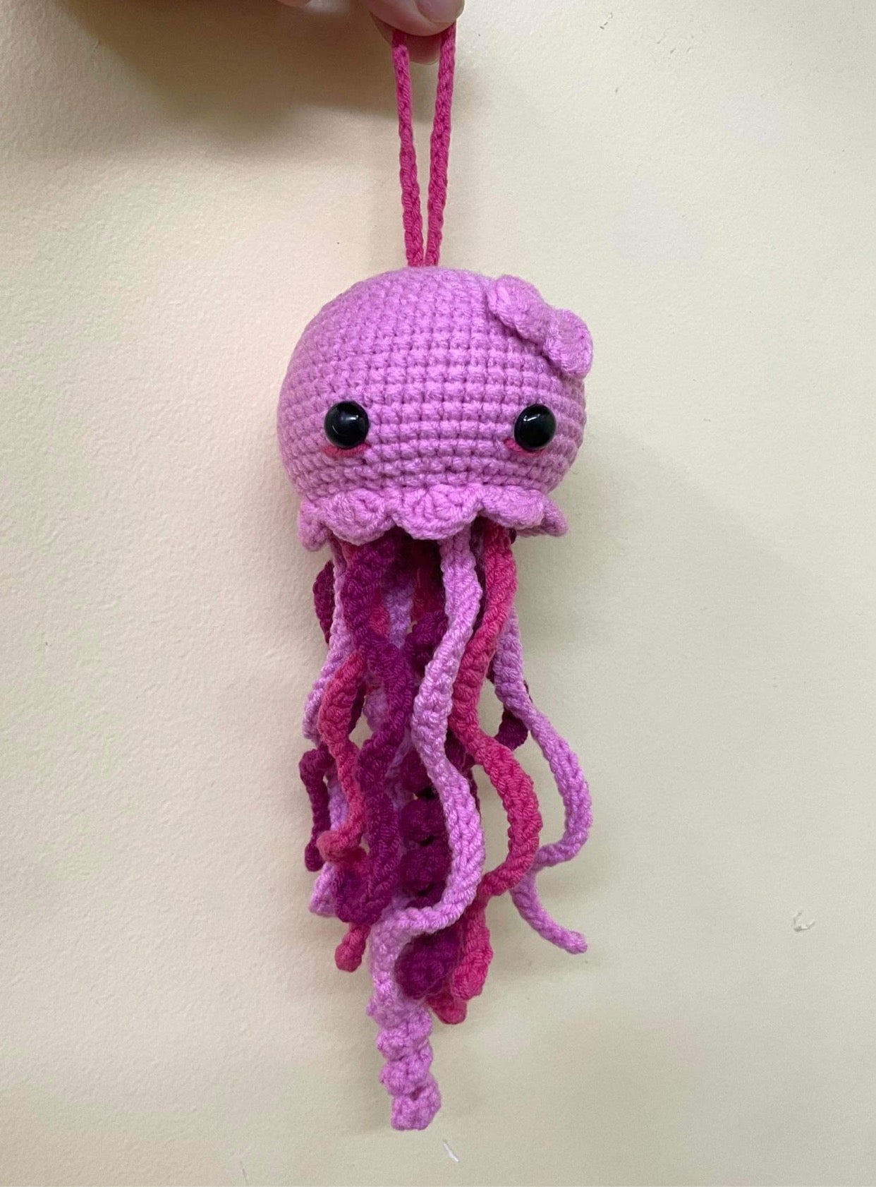 Jellyfish crochet doll, amigurumi jellyfish doll, Jellyfish plush toys