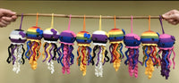 LGBT Jellyfish Crochet, Gift for LGBT, LGBT Pride, Lesbian, Bisexual, Pansexual, Omnisexual, Transgender, Asexual, Non-Binary, Gender Fluid