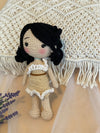 Princess crochet doll, amigurumi princess doll, Rapunzel princess dolls, Rapunzel plush toys