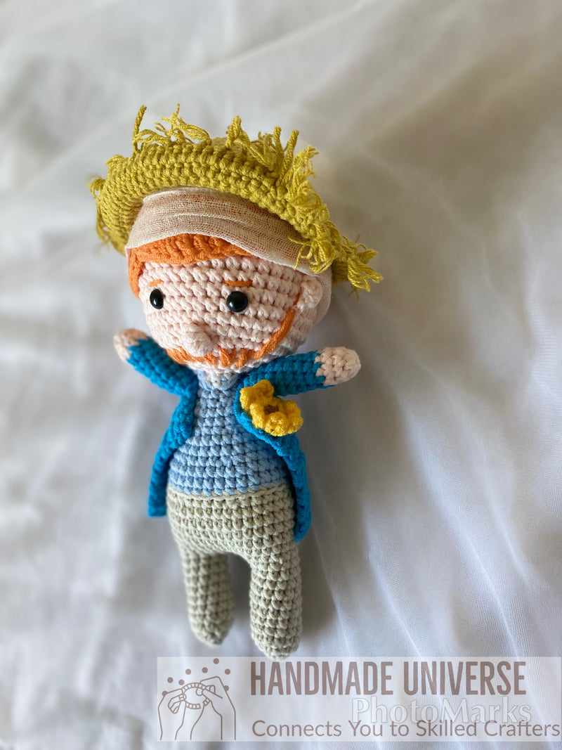 Van Gogh Crochet, Van Gogh Doll, Van Gogh Plush toys, Stuffed Van Gogh, Amigurumi Van Gogh