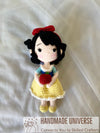 Snow White Princess crochet doll, amigurumi Snow White princess doll, Snow White princess dolls, Snow White plush toys