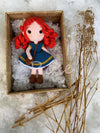 Merida Princess crochet doll, Amigurumi Merida princess doll, Merida princess dolls, Merida plush toys