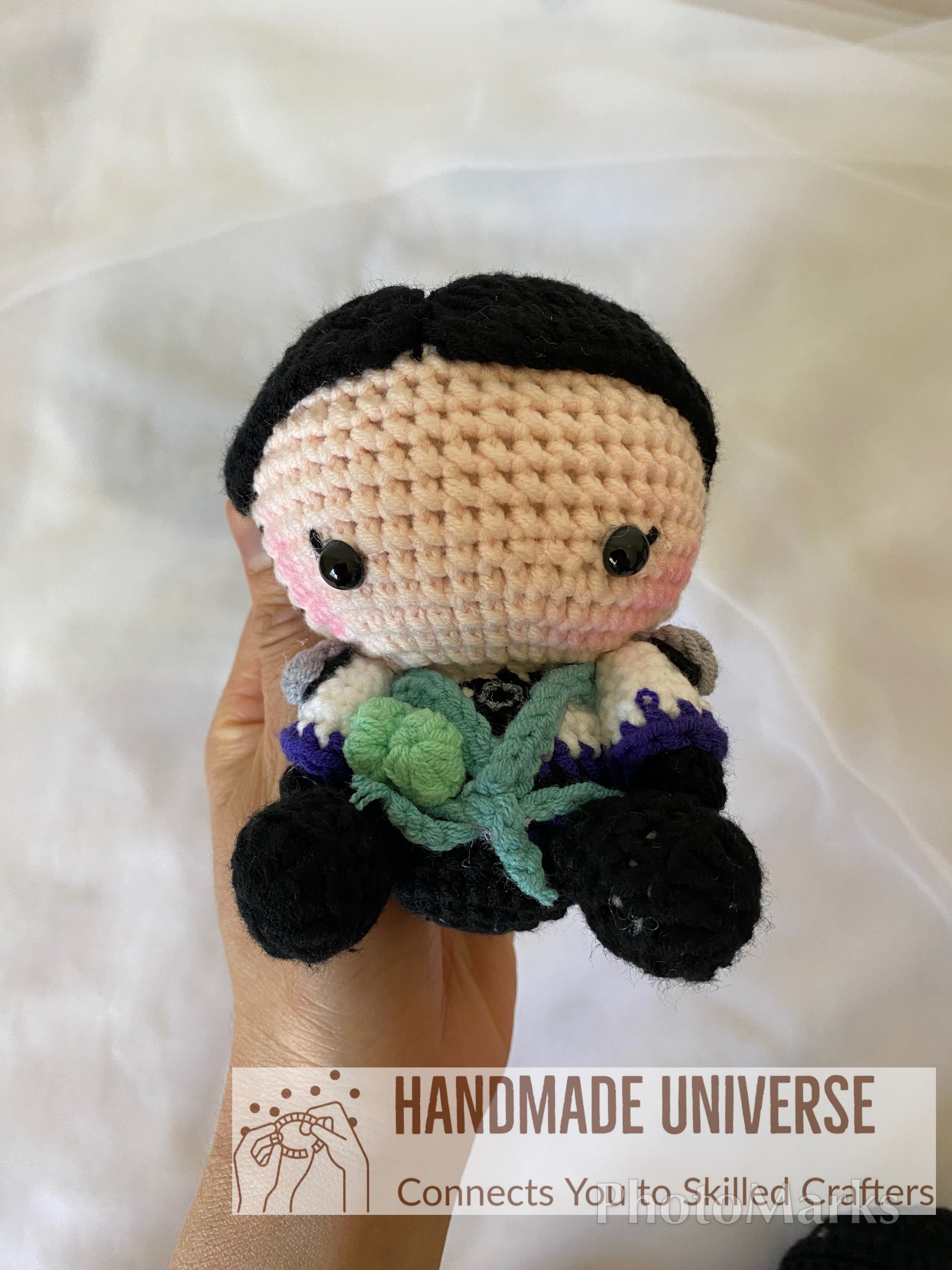 Sage Valorant amigurumi, Sage Valorant plush toys, Sage Valorant figure, Sage Valorant Stuffed Doll