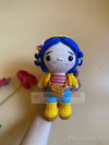 Coraline amigurumi, Coraline plush toys, Coraline crochet doll, Coraline figure