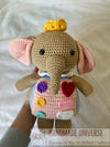 Cutie the Elephant it takes two, Cutie the Elephant plush toys, Moon Baboon inspired Crochet Doll