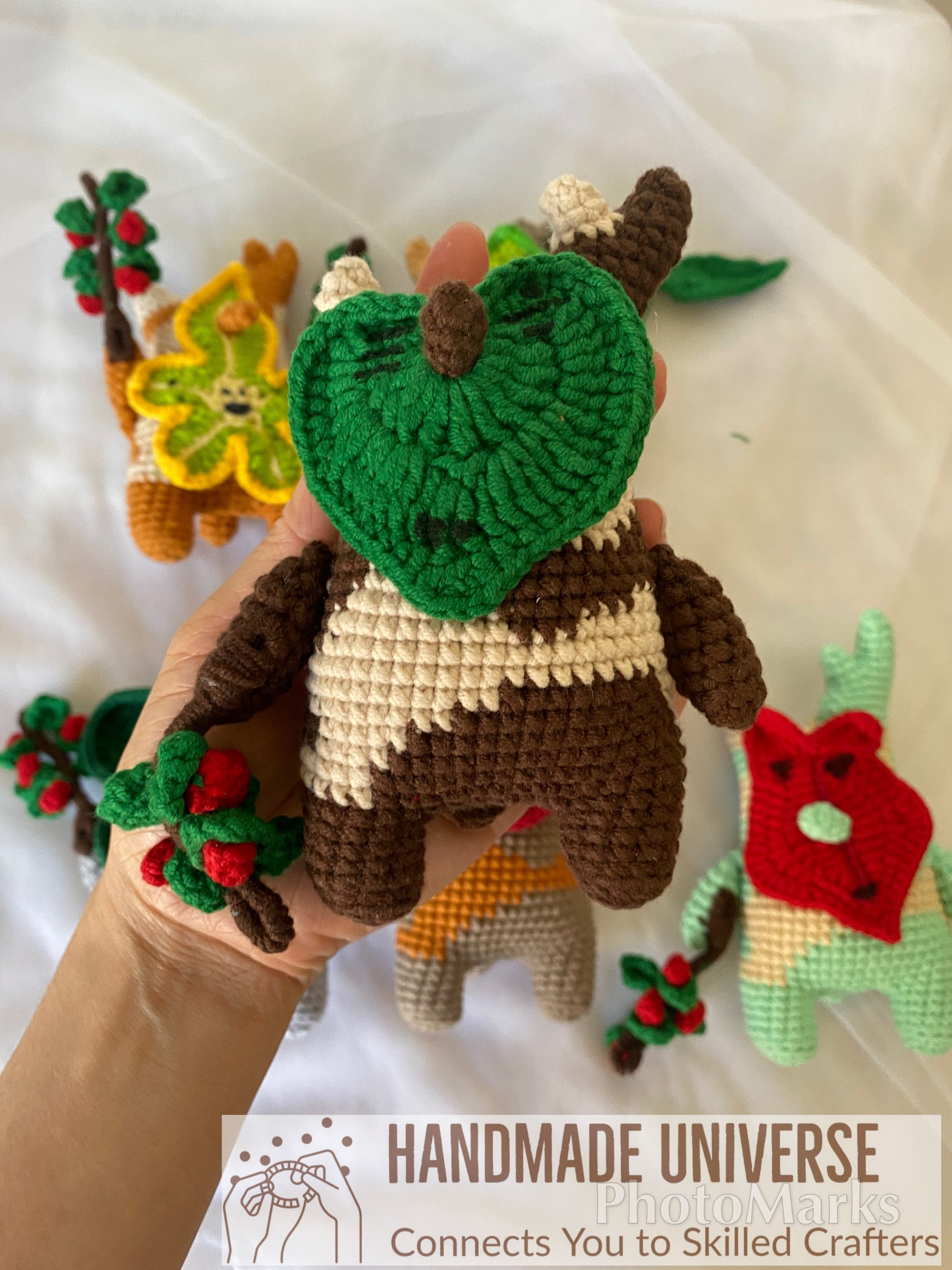 Crochet Korok Zelda Breath of the Wild Doll, Crochet Korok Doll, Crochet Inspired Doll, Handmade Korok, Korok Plush toys