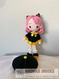 Crochet Anya Amigurumi plush, Anya crochet doll, Anya Plush Toys, Anya doll gift