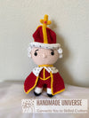 King George III Crochet Dolls, King George III Doll, King George III Plush toys, Stuffed King George III, Amigurumi King George III