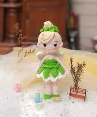 Princess Tinkerbell crochet doll, amigurumi Tinker bell princess doll, Tink bell dolls, Tink bell plush toys